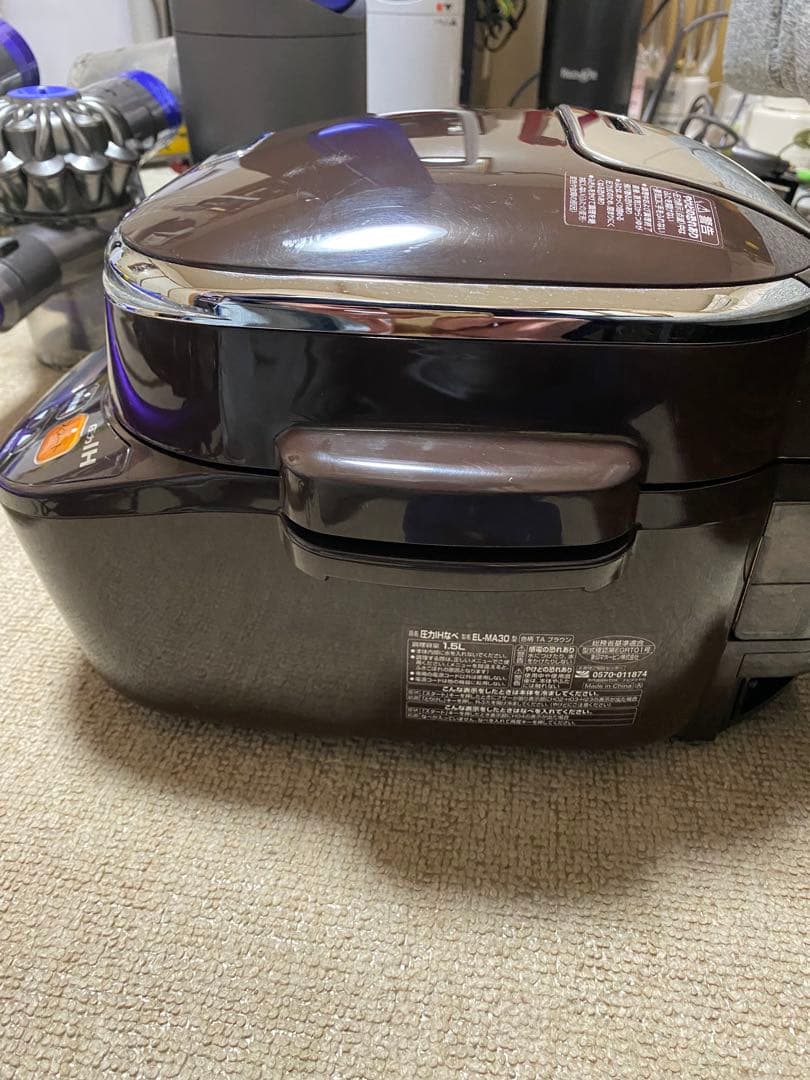 【動作確認済】象印 圧力IHなべ EL-MA30 ブラウン 煮込み料理に最適