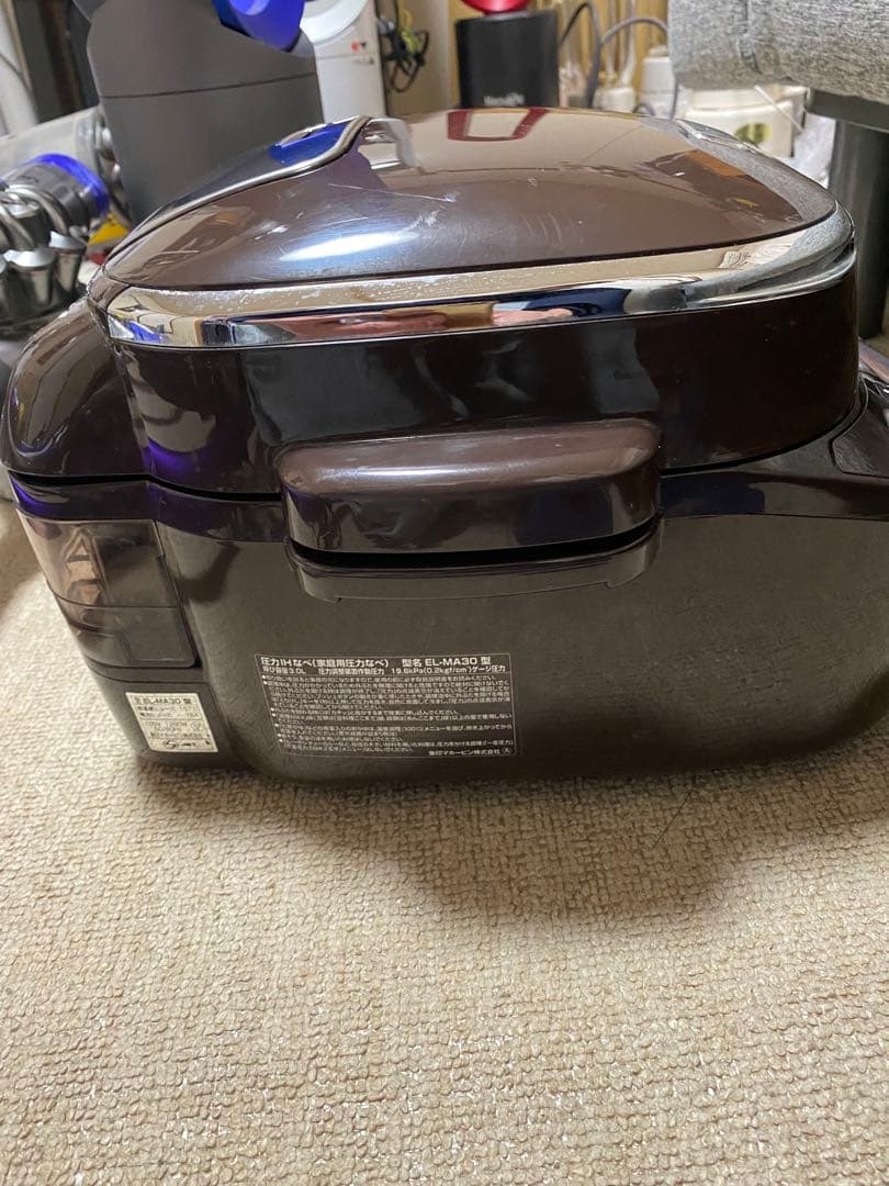 【動作確認済】象印 圧力IHなべ EL-MA30 ブラウン 煮込み料理に最適