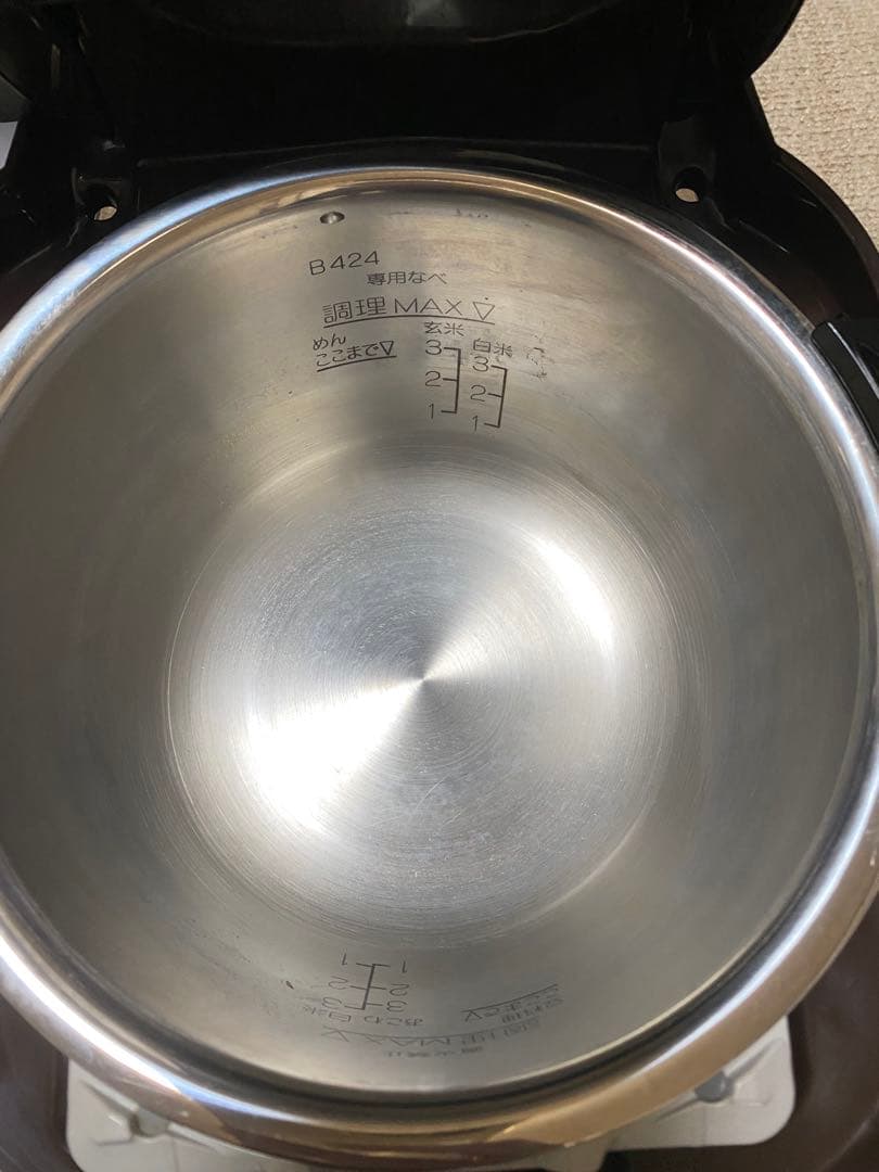 【動作確認済】象印 圧力IHなべ EL-MA30 ブラウン 煮込み料理に最適