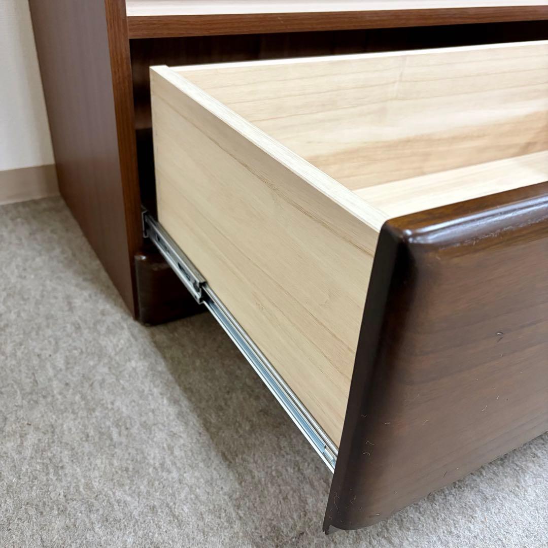 【丸繁木工】\"桐子KIRIKO\" 30重ね整理 ダーク色 (2019年製)