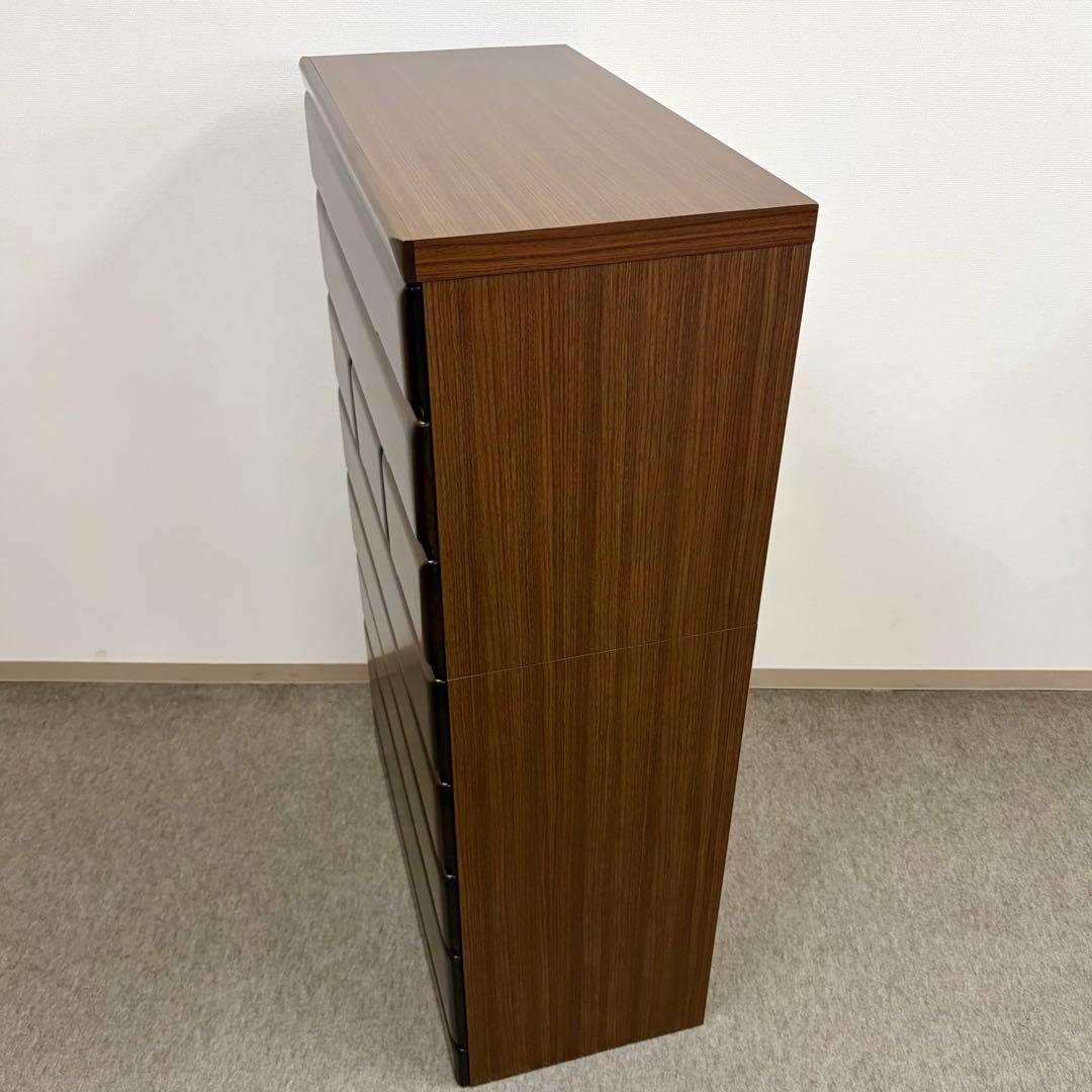 【丸繁木工】\"桐子KIRIKO\" 30重ね整理 ダーク色 (2019年製)