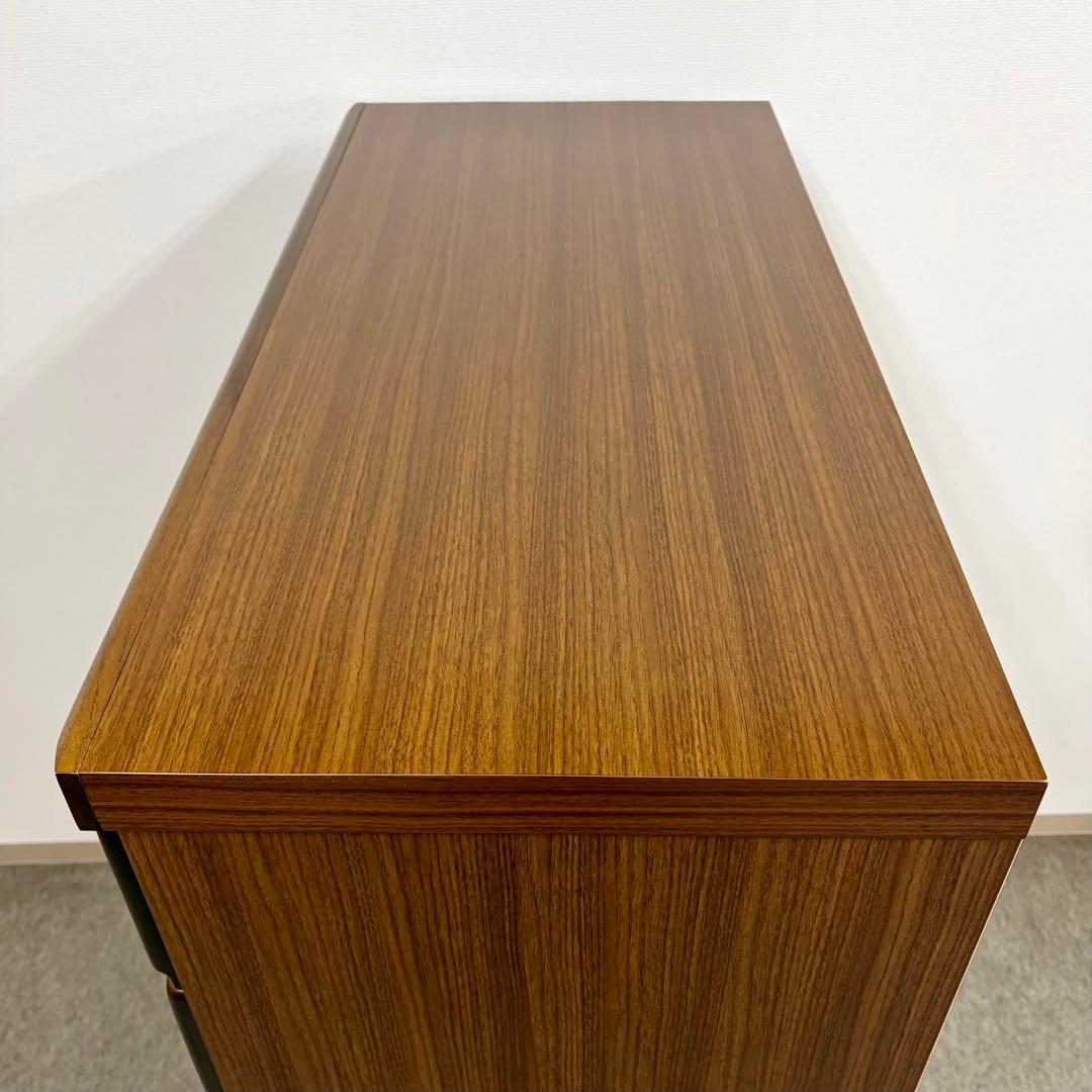 【丸繁木工】\"桐子KIRIKO\" 30重ね整理 ダーク色 (2019年製)