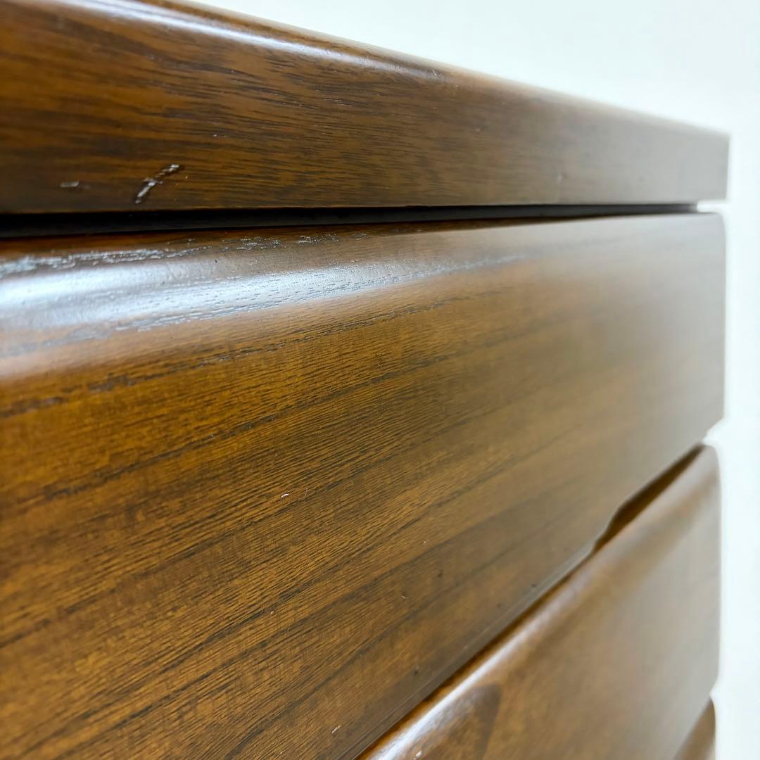 【丸繁木工】\"桐子KIRIKO\" 30重ね整理 ダーク色 (2019年製)