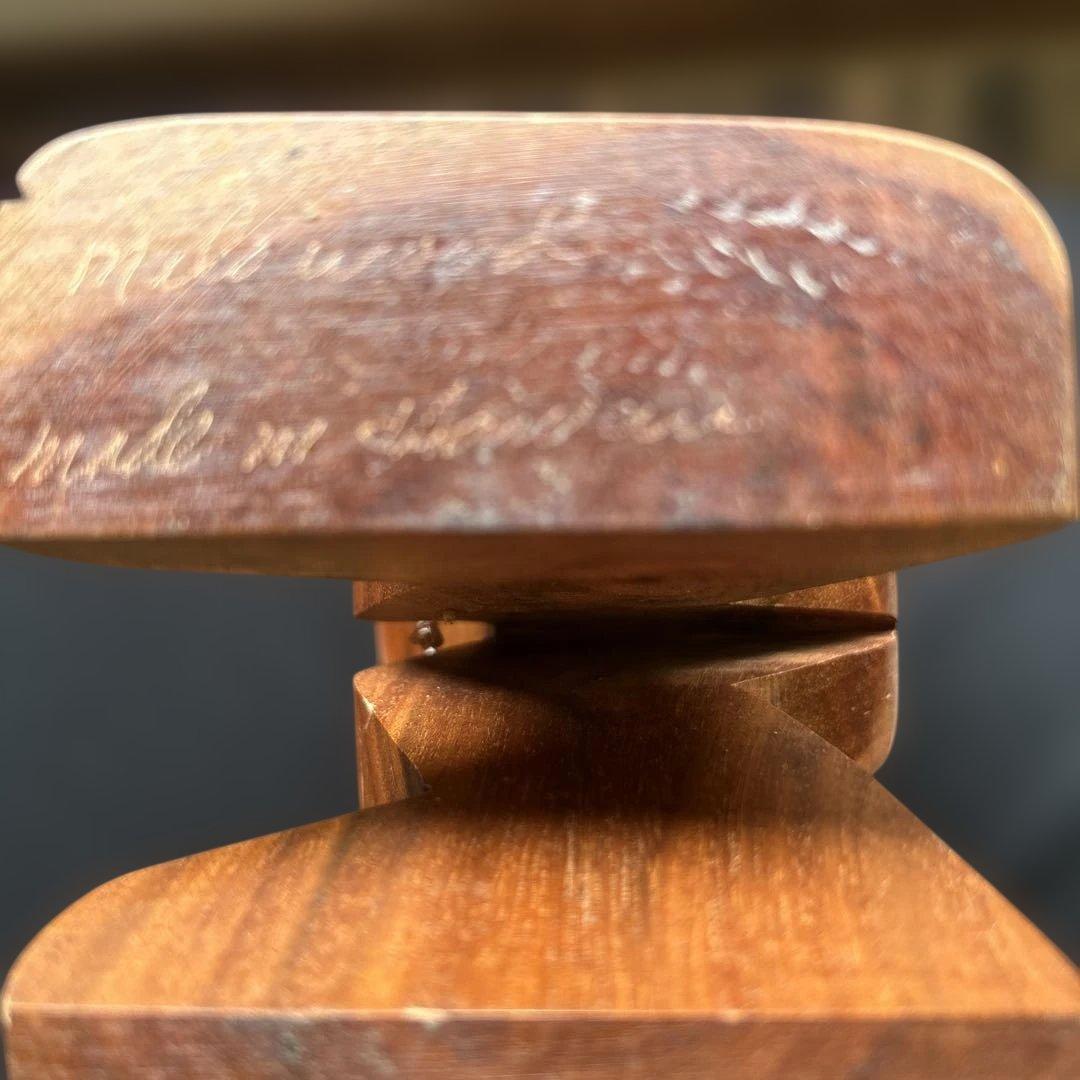 【ヴィンテージハワイ ティキ TIKI 木彫り像 守り神 ラッキーアイテム 置物