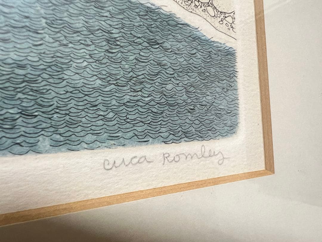 風景画Cuca Romley 「Little Falls」 絵画クカ ロムレイ