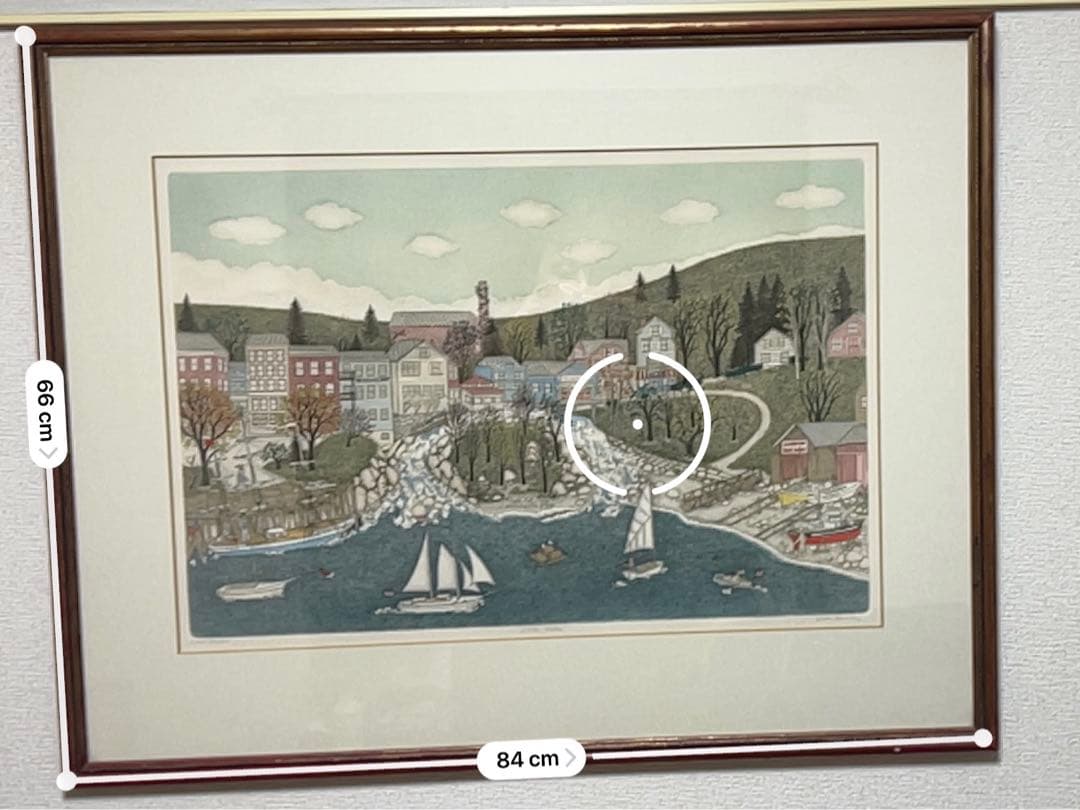 風景画Cuca Romley 「Little Falls」 絵画クカ ロムレイ