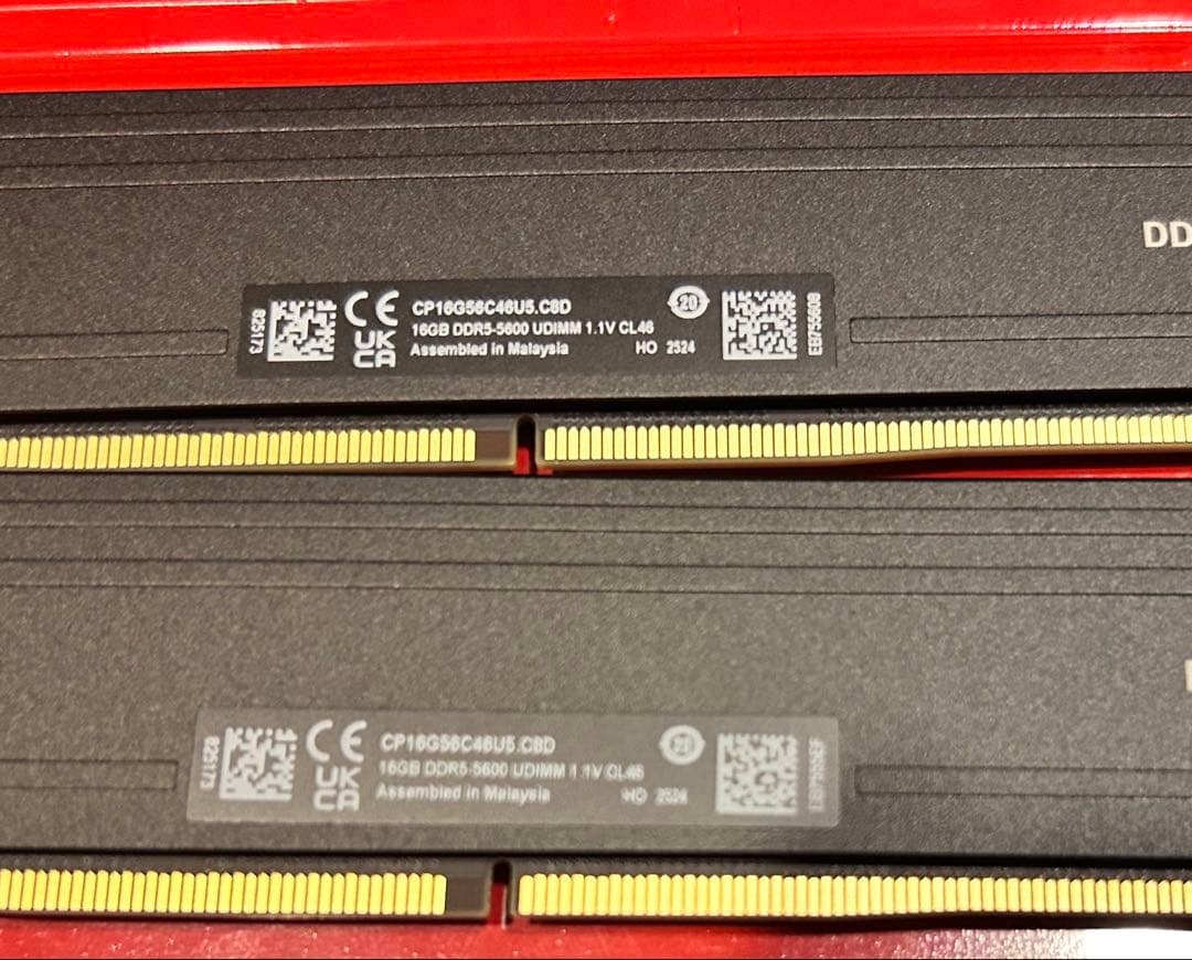 【Vita】crucial DDR5-5600 32GB(16GB*2)