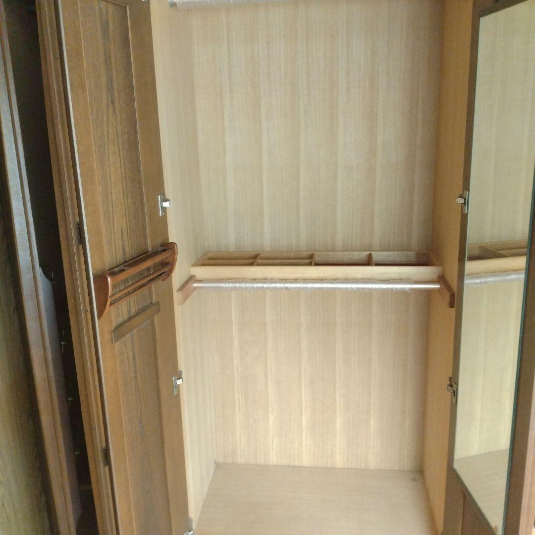 ワードローブ　洋タンス　ロッカー　木製　府中家具　引取限定