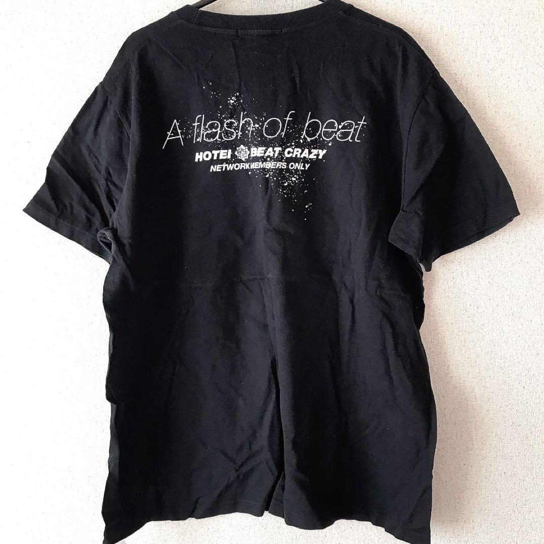 希少 布袋寅泰 HOTEI ポロシャツ　半袖 黒　XL相当 beatcrazy