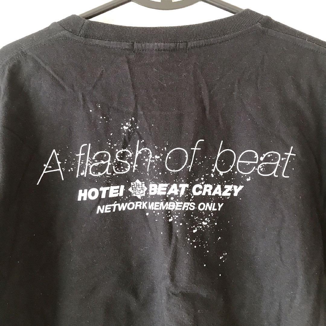 希少 布袋寅泰 HOTEI ポロシャツ　半袖 黒　XL相当 beatcrazy