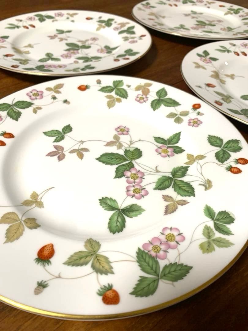  WILD STRAWBERRY プレート23cm4枚