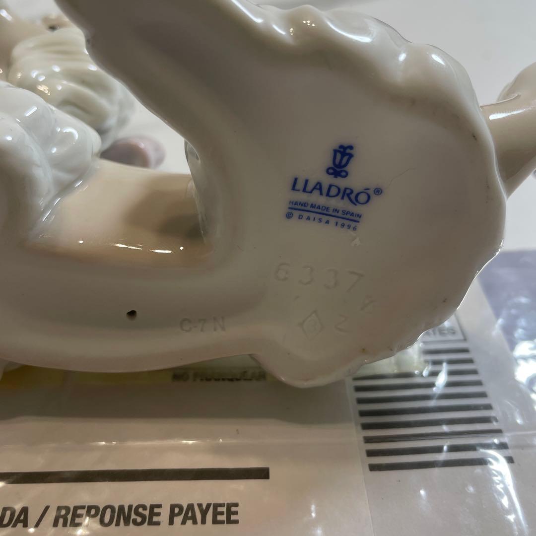 【美品】　廃盤　リアドロ　プードル　陶器　置物