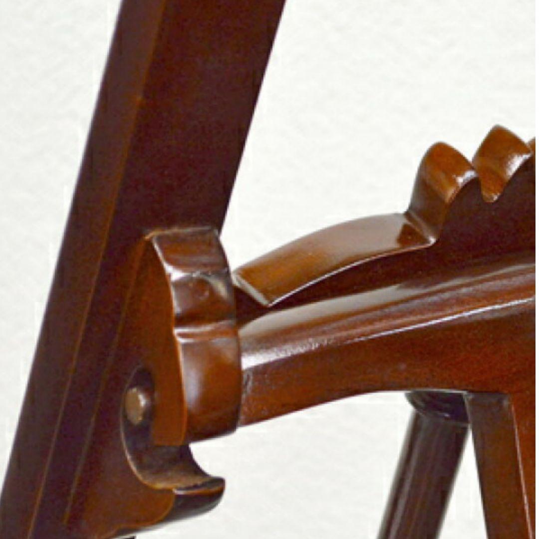 世界三大銘木　最高級マホガニー仕様　『スタンドメニューボード』　絵画　彫刻仕上げ