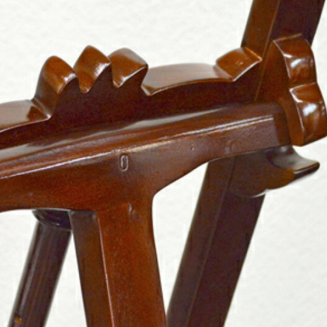 世界三大銘木　最高級マホガニー仕様　『スタンドメニューボード』　絵画　彫刻仕上げ