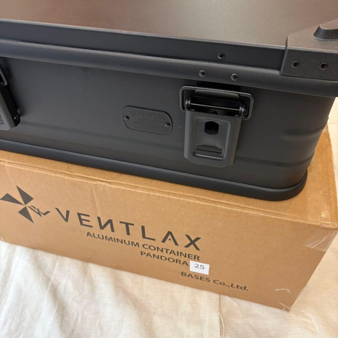 新品未使用 VENTLAX アルミコンテナ 25L BLACK