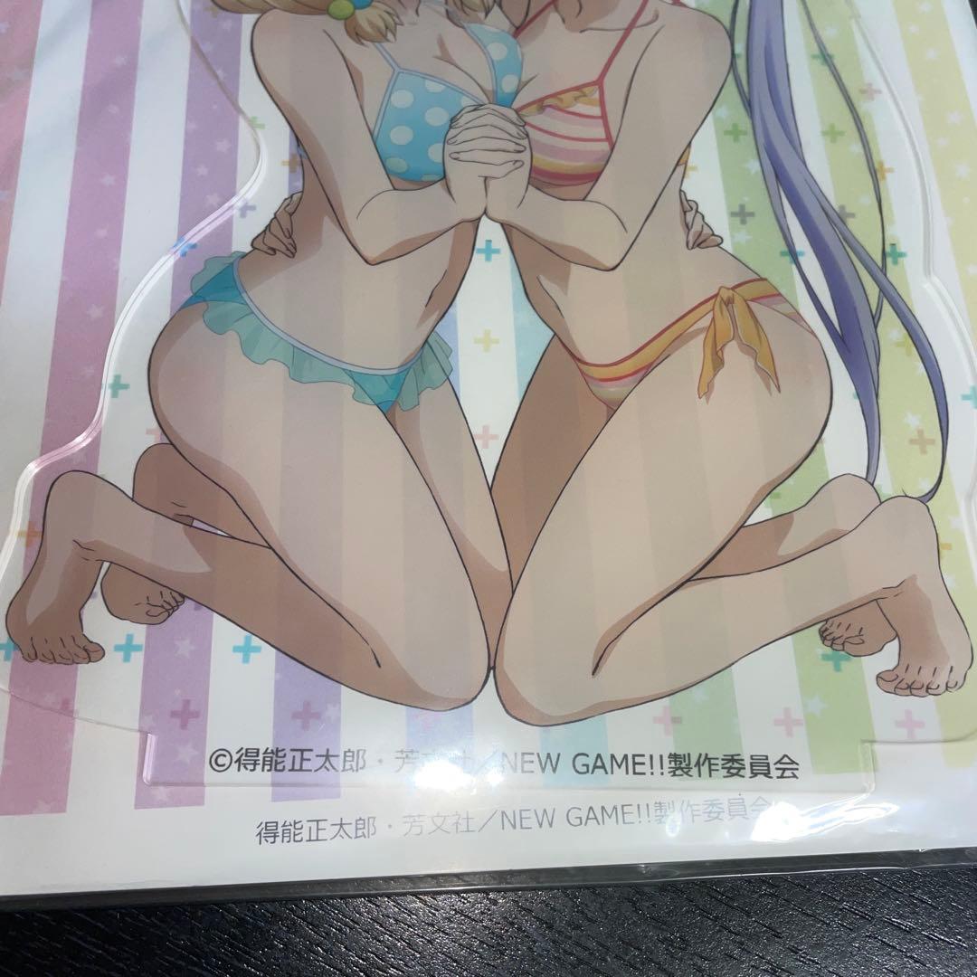 NEW GAME アクリルスタンド　水着　カーテン魂