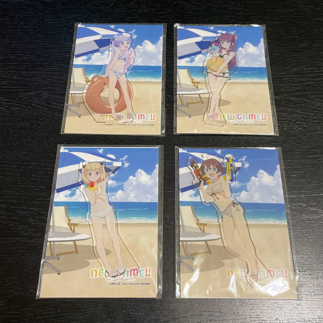 NEW GAME アクリルスタンド　水着　カーテン魂