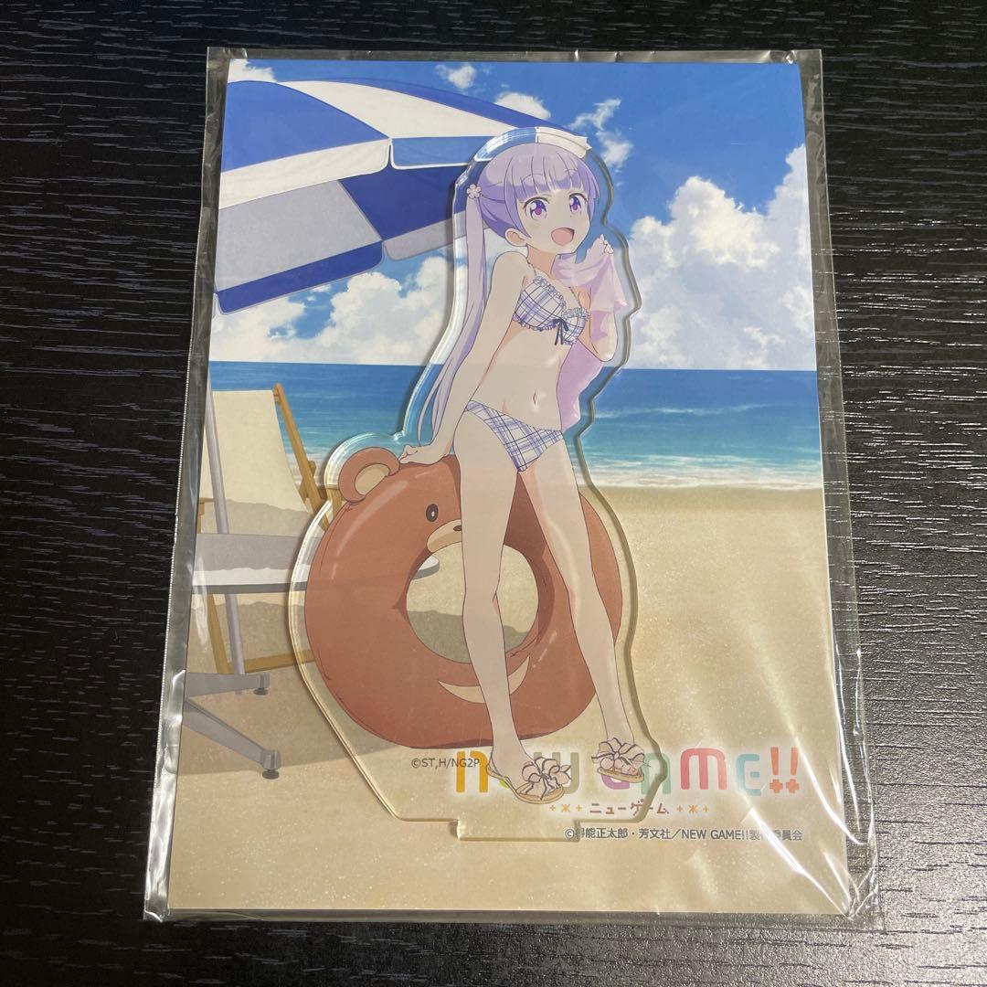 NEW GAME アクリルスタンド　水着　カーテン魂