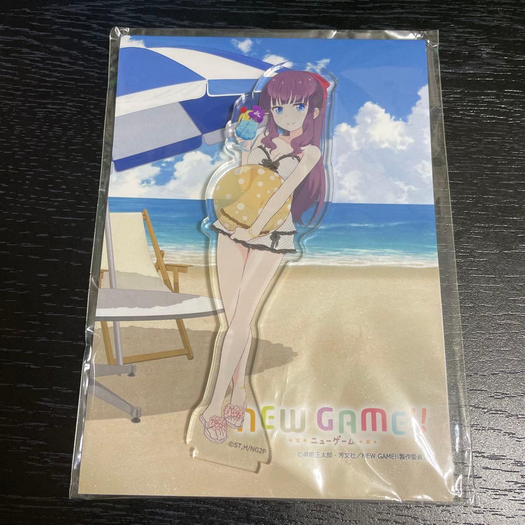 NEW GAME アクリルスタンド　水着　カーテン魂