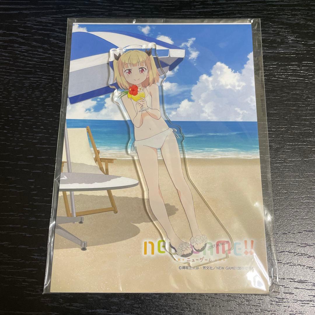 NEW GAME アクリルスタンド　水着　カーテン魂