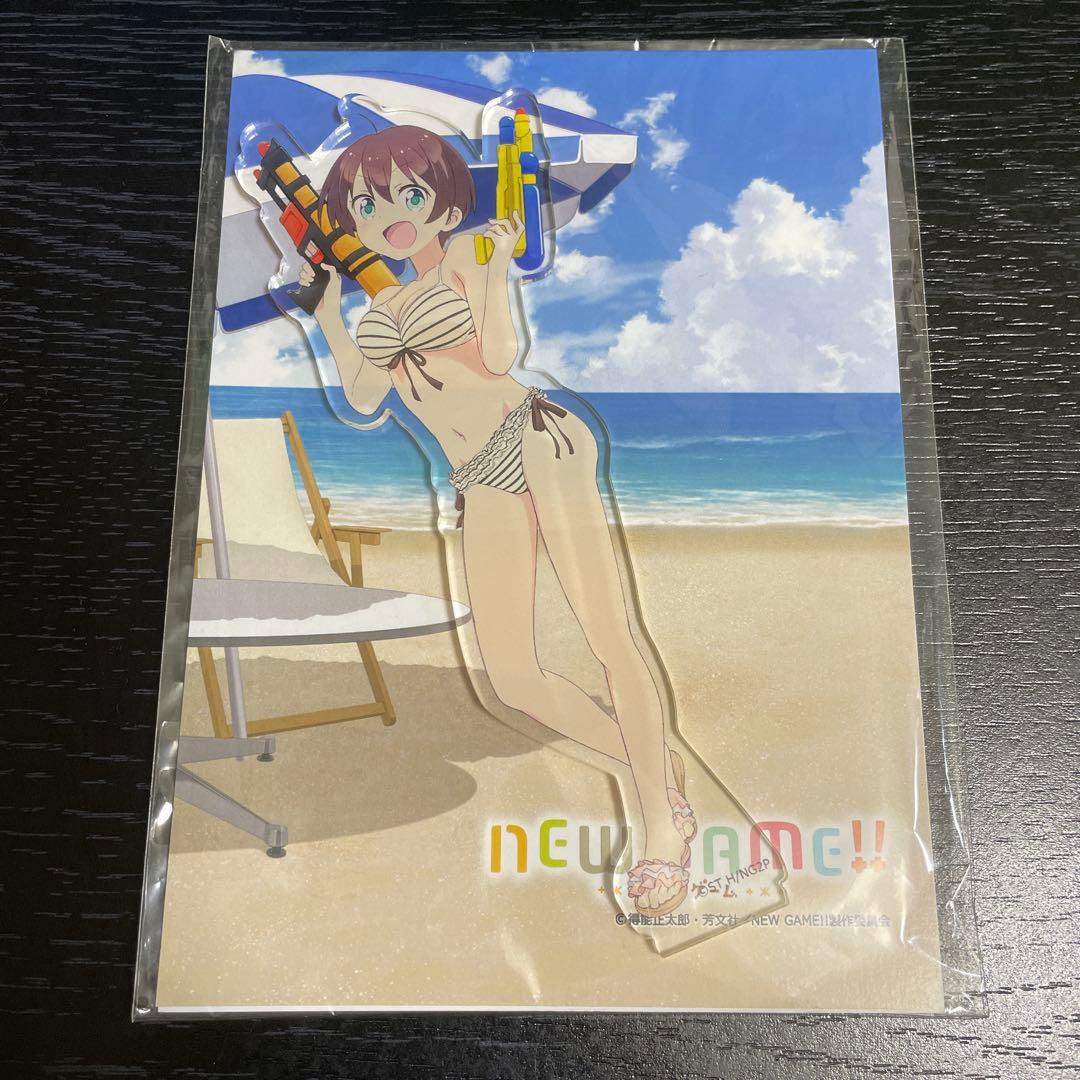NEW GAME アクリルスタンド　水着　カーテン魂