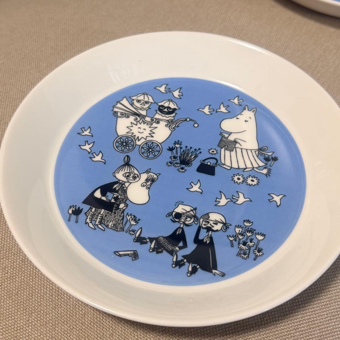 ARABIA アラビア ムーミン プレート ナイトセーリング＆ピース 19cm