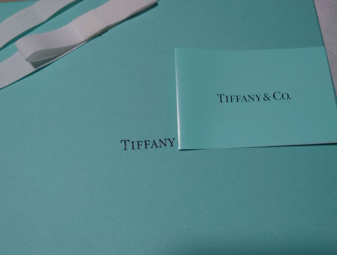 TIFFANY プラチナブルーバンド デザートプレート 2枚