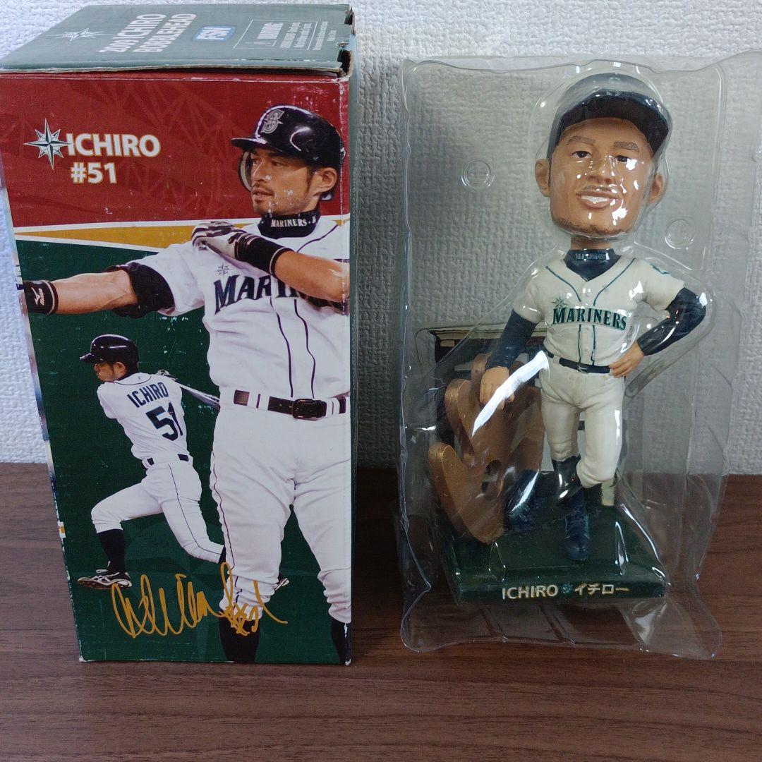 イチロー選手、ボブルヘッド人形+大谷翔平選手Xイチローさんとのトレカ付き!