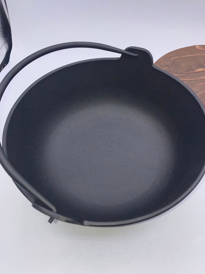 新品　南部鉄器⭐︎ 及源鋳造 盛栄堂　煮込み鍋　24㎝　木蓋　お国自慢鍋