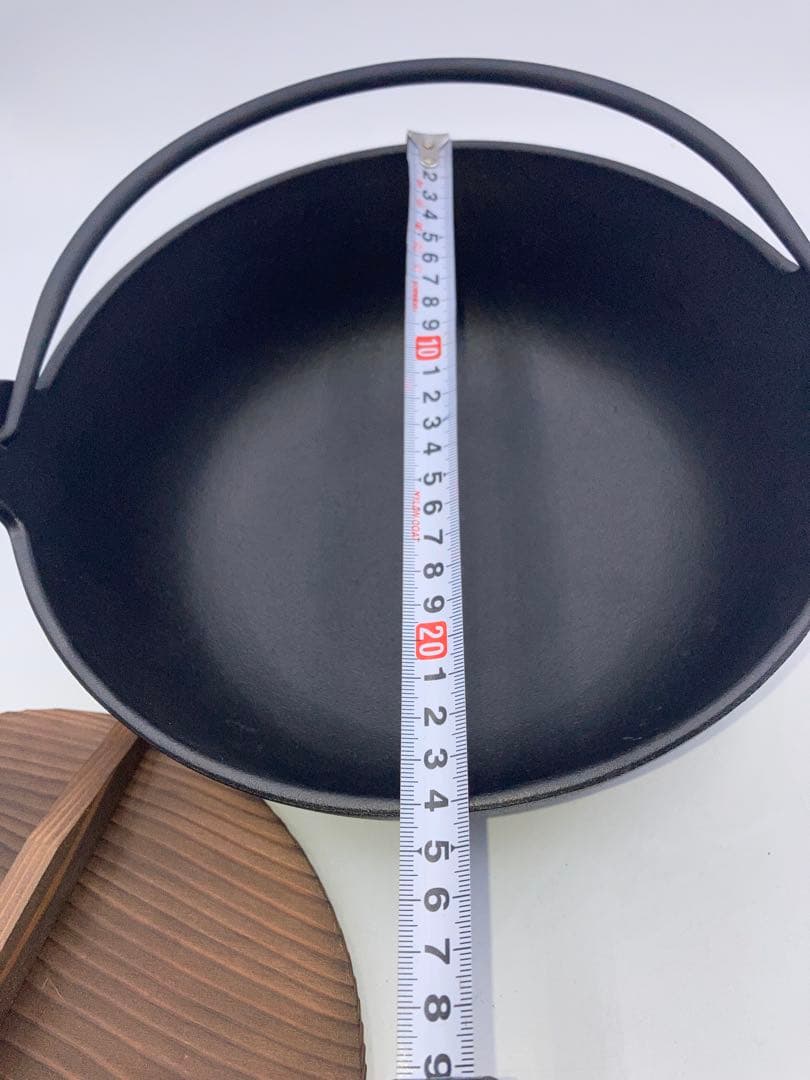 新品　南部鉄器⭐︎ 及源鋳造 盛栄堂　煮込み鍋　24㎝　木蓋　お国自慢鍋