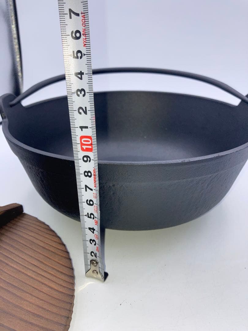 新品　南部鉄器⭐︎ 及源鋳造 盛栄堂　煮込み鍋　24㎝　木蓋　お国自慢鍋