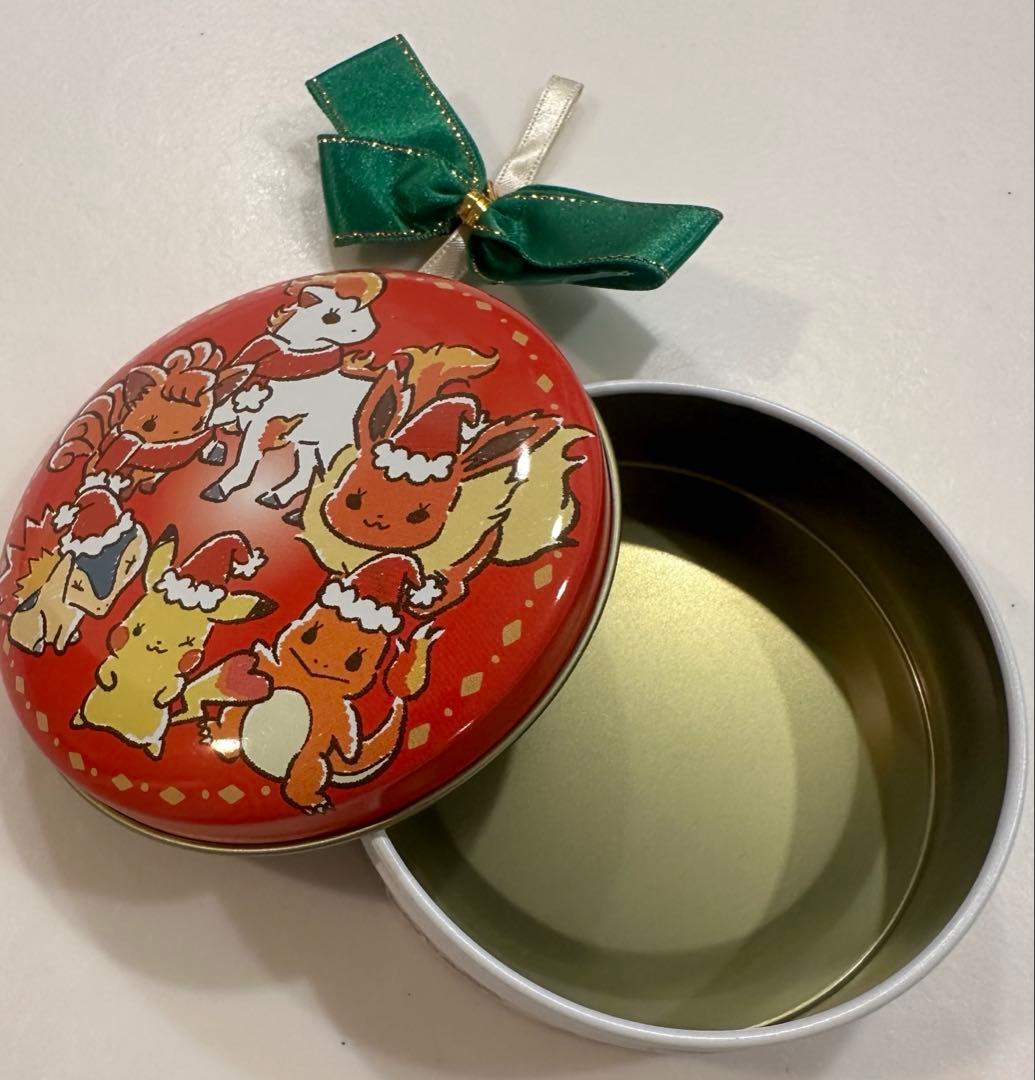 イッツデモ　ポケモン　クリスマスモチーフ　サークルタオル　オーナメント缶