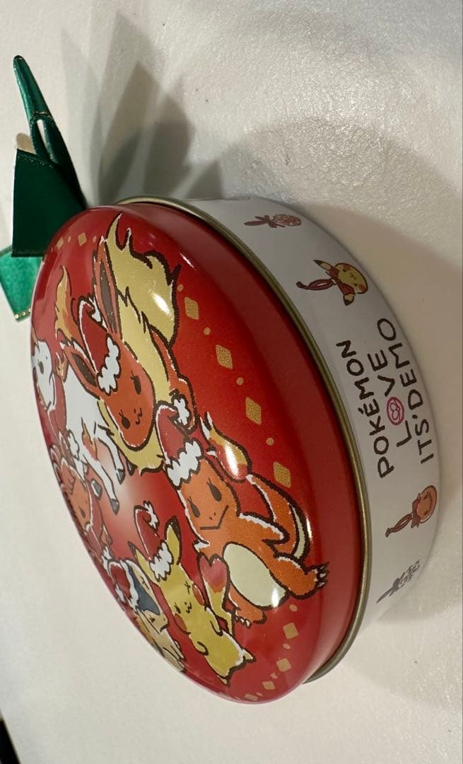 イッツデモ　ポケモン　クリスマスモチーフ　サークルタオル　オーナメント缶