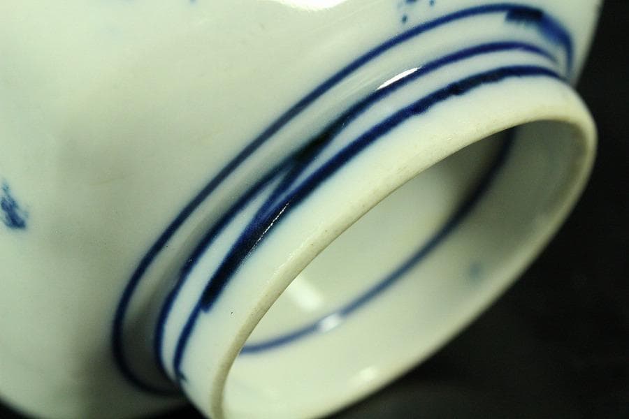 古伊万里 金彩色絵 鶴亀 四方 向付 五客(K-YC605)