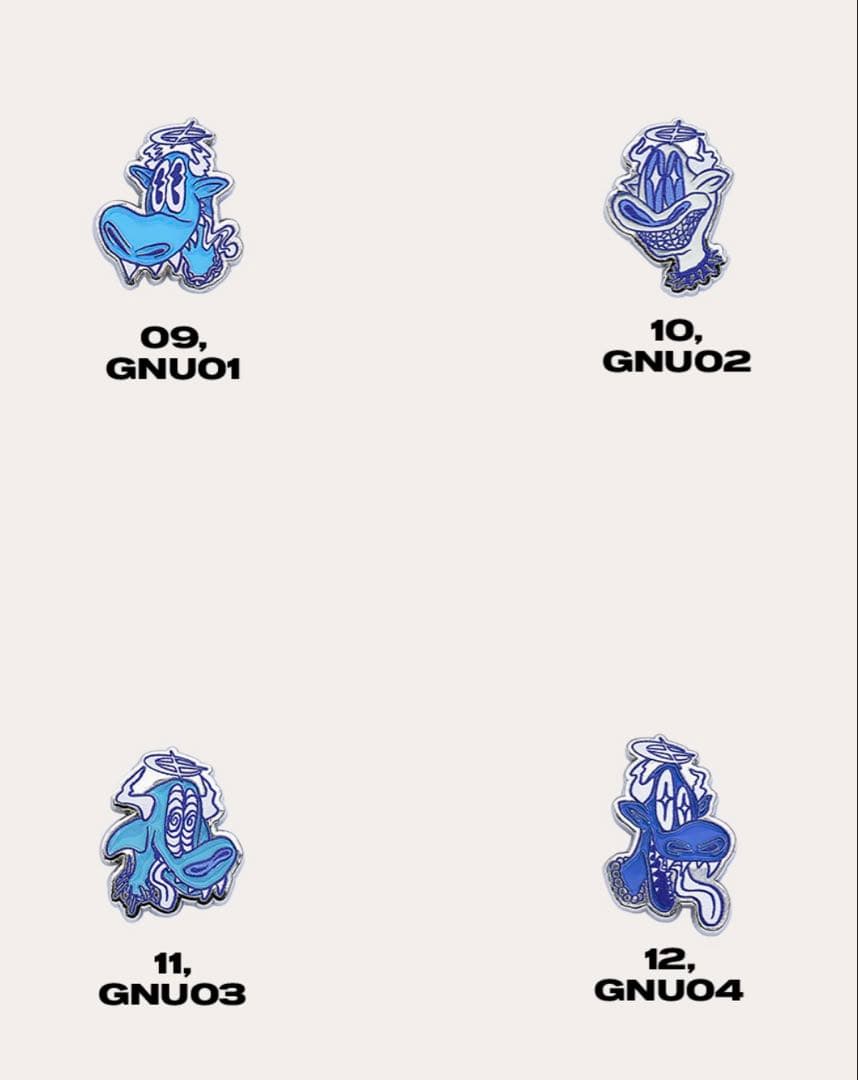 ミュージシャン King Gnu CEN+RAL RANDOM PINS