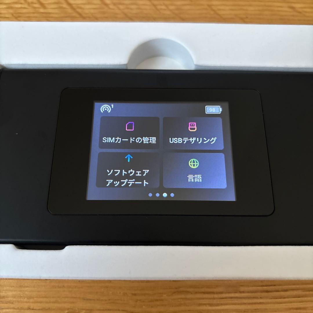 美品⭐︎リチャージwifi MR1 MS4GRA01 本体