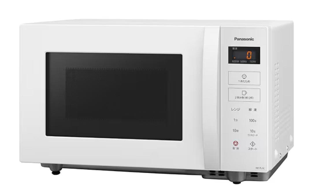 未使用 パナソニック 単機能レンジ フラットタイプ ホワイト NE-FL1C-W