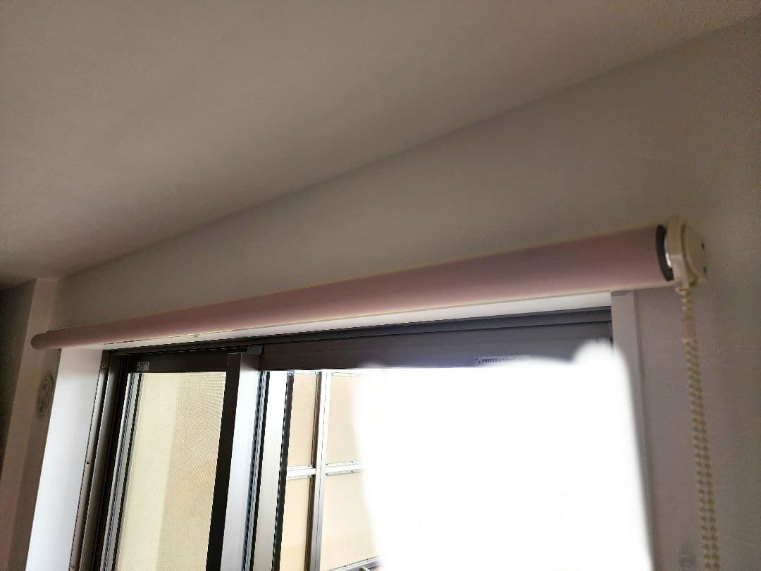 【美品】 断熱 ロールスクリーン 取付セット 167×206cm