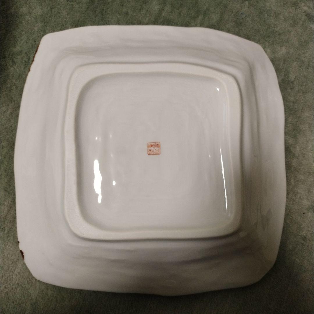 未使用 九谷焼 盛皿 大皿 木箱入 星峯