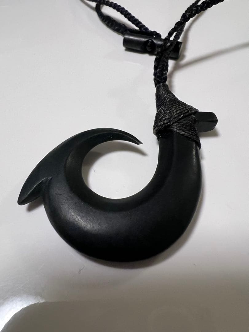 【美品】ハワイ　ボーン　フィッシュフック　ネックレス