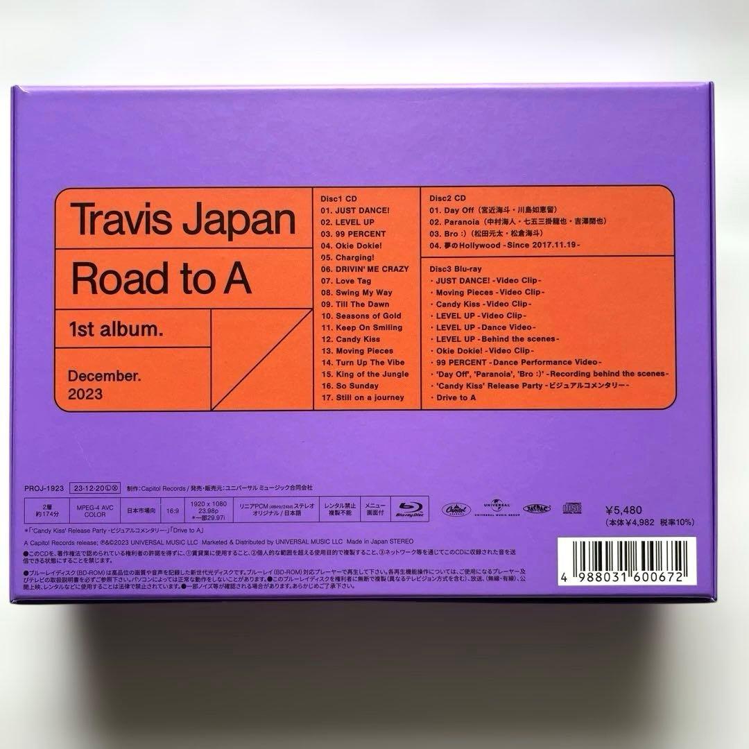 Travis Japan Road to A アルバム FC盤 Blu-ray