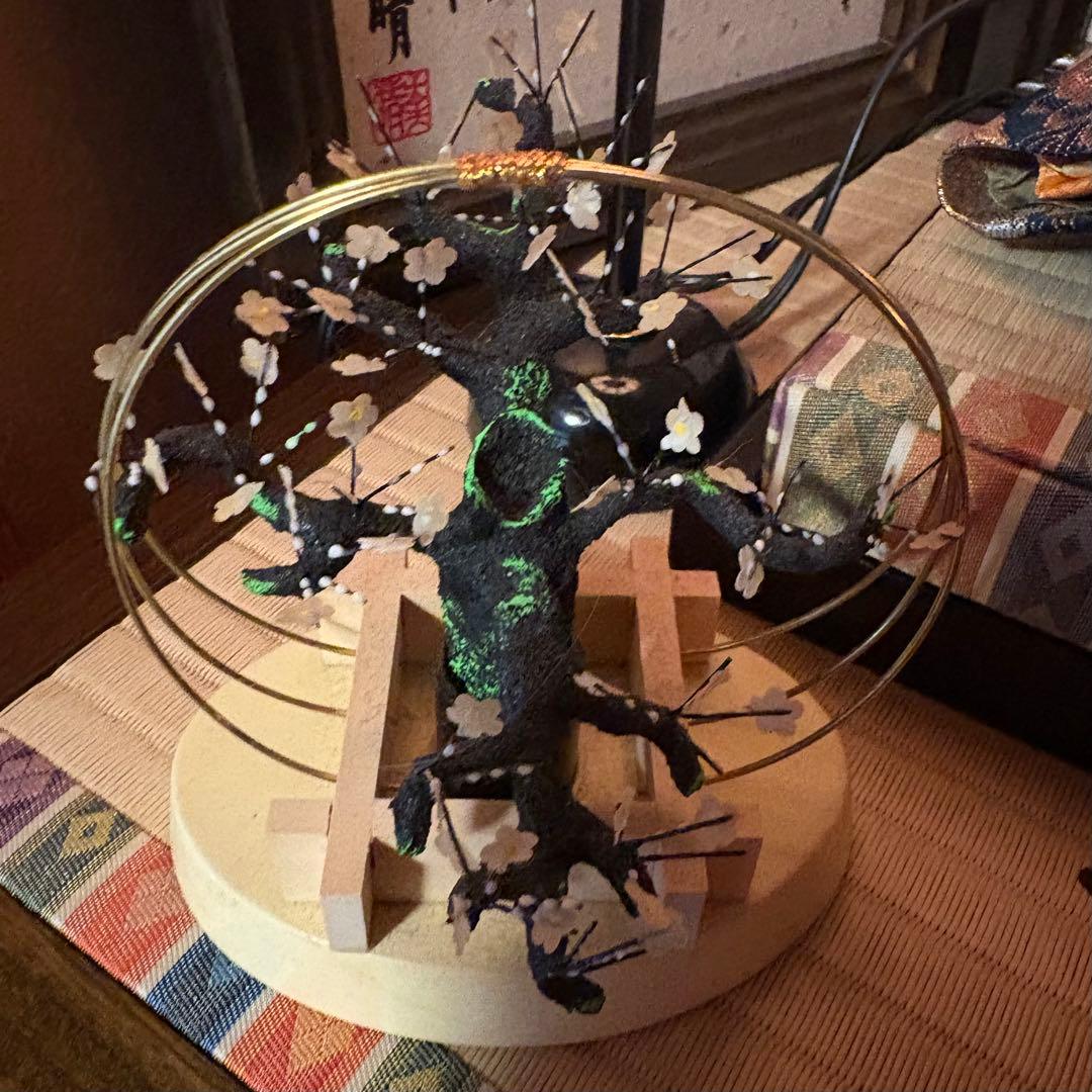 【佳月】雛人形 親王飾り 桜屏風付き フルセット