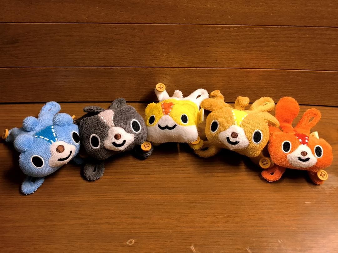 レア 平成レトロ バンダイ なかよしくたっぴーず ぬいぐるみ 5種セット