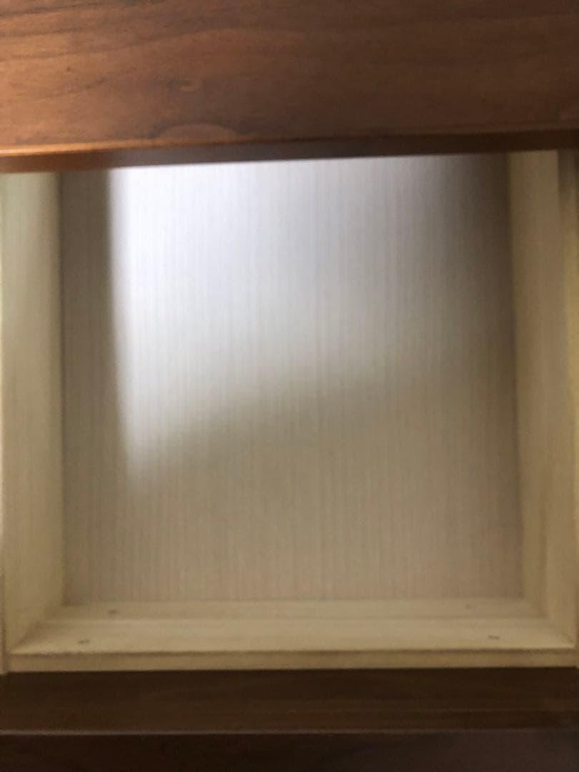 ブラウン木製テレビ台 引き出し付き