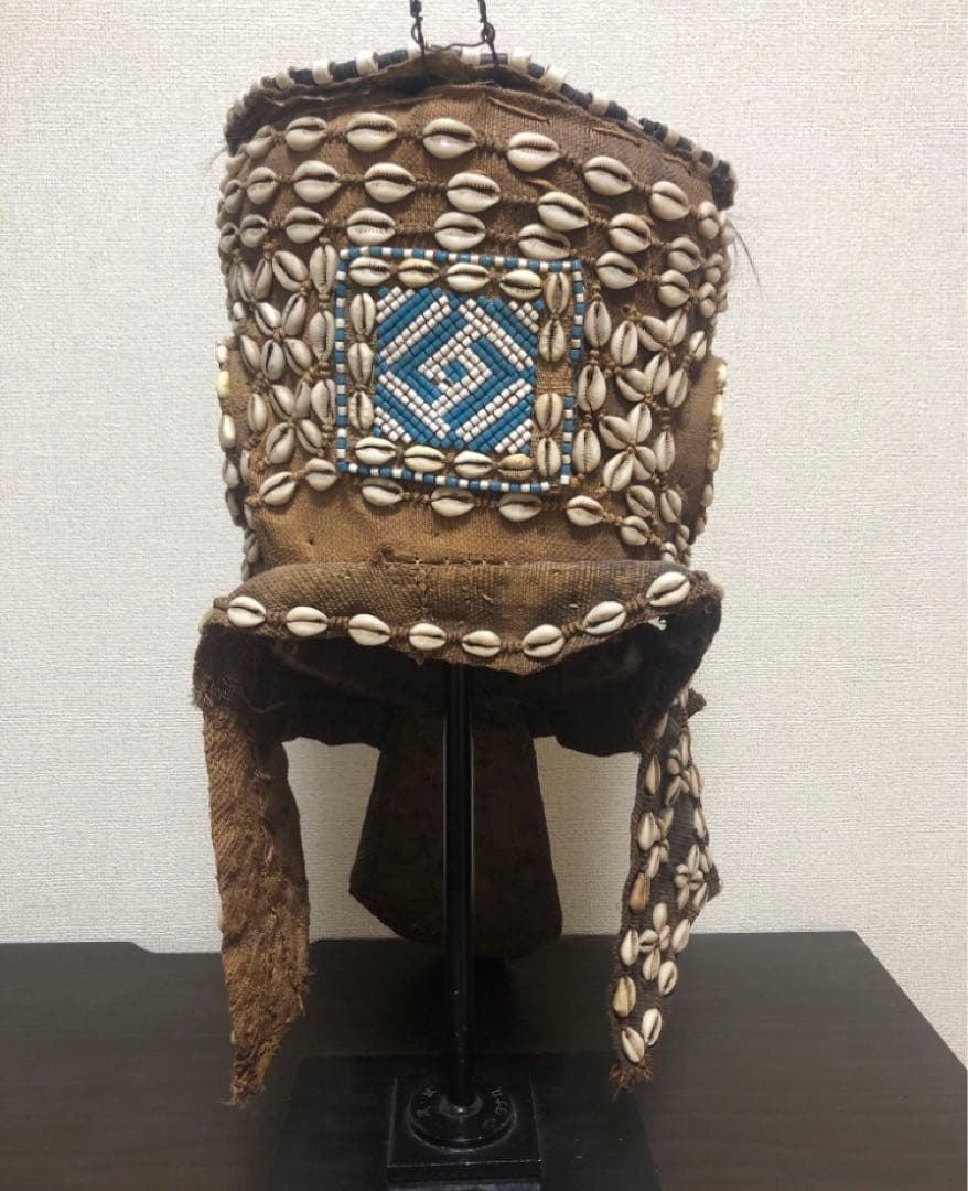 クバ族　マスク　アフリカ　仮面　アフリカンアート　プリミティブアート