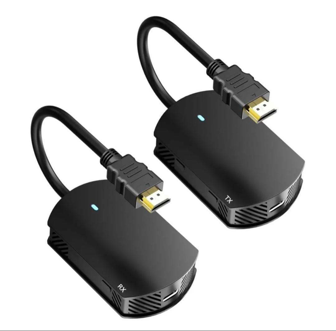 ワイヤレス HDMI 無線 送受信機とHDMI分配器 のセット