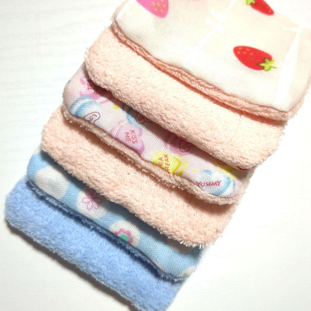 【134】ハーフサイズ　ガーゼハンカチ　ガーゼタオルハンカチ