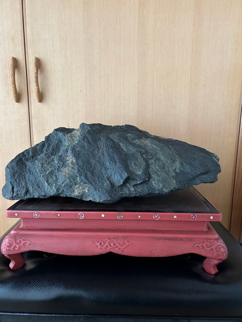 大型　神居古潭石　うぶ石　溜まり有り　重さ約１６kg