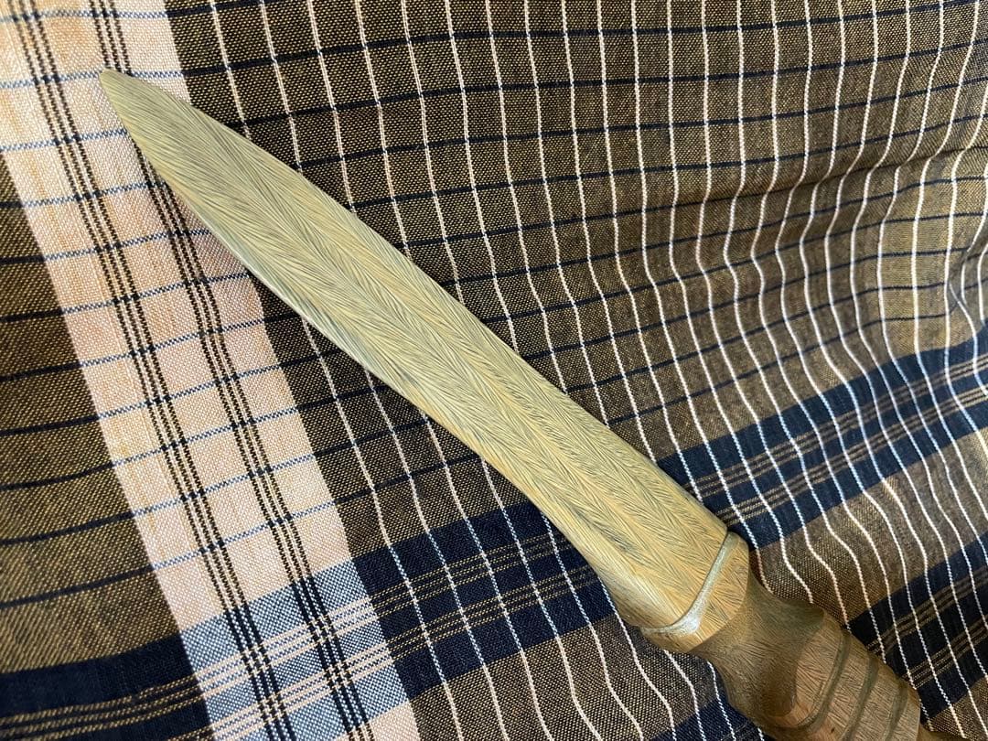 ゼロセンジコンバット/稲川義貴氏作成 Wood Spear レザーシース付き