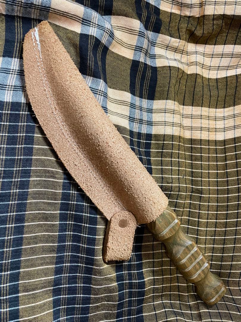 ゼロセンジコンバット/稲川義貴氏作成 Wood Spear レザーシース付き